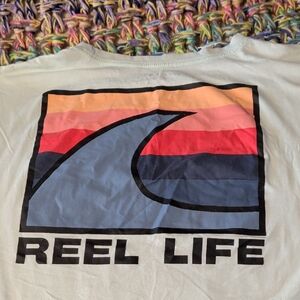 Reel Life Men's Short Sleeve Tee - Multicolor